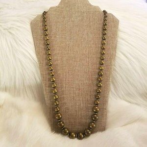 VTg Dauplaise‎ Metal Bead Necklace 2425